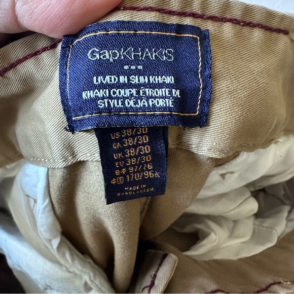 GAP Men's Khaki Chinos 38/30 - Picture 2 of 5